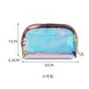Nova Bolsa Cosmética Colorida a Laser Mais Vendida Bolsa Pequena Transparente Impermeável de TPU Bolsa de Cosméticos Portátil Bolsa de Higiene Pessoal Multifuncional