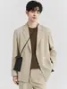 Terno Casual Solto Estilo Coreano Masculino 2024 Primavera e Outono Novo Design de Nicho Jaqueta Casual Masculina