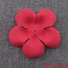 Acessórios de jóias de flores DIY acessórios de jóias de gancho de cabelo artesanal 5 peças de flor de malha borda queimada folhas de flores atacado