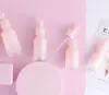 Frasco de Vidro Fosco Rosa 10ml20ml30ml Frasco para Óleo Essencial Frasco Pequeno Vazio Frasco Conta-gotas Cosmético