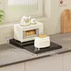 Estante para Horno Microondas de Cocina, Horno de Mesa para el Hogar, Almacenamiento Multifuncional Retráctil para Encimera, Soporte Colgante para Olla Arrocera