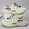 Zapatos de verano de alta calidad con agujeros fluorescentes, de EVA, para hombre, de venta caliente transfronteriza, sandalias de doble uso para conducir al aire libre, frescos