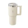 Taza con Popote de Acero Inoxidable 304, Taza de Agua Deportiva Gigante para Exteriores de Gran Capacidad, Taza de Agua Moderna y de Aspecto Elevado