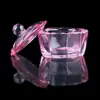Arte de Uñas con Copa de Cristal Rosa Transfronteriza Nueva con Tapa Copa de Cristal con Copa de Cristal de Color Herramientas para Uñas