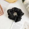 Flor para la Cabeza con Temperamento de Primavera y Verano Color Sólido Tela de Seda Anillo para el Cabello Estilo Similar a Yu Shuxin Anillo de Colón Cuerda para el Cabello de Organza