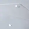 Bolsa Documento Sobre Tipo Broche Transparente A4 Engrosada Gran Capacidad Almacenamiento Información Papel de Examen Impermeable Bolsas para Archivos al por Mayor