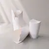Taza de papel creativa con tapa, engrosada comercial, popular desechable para té de leche, leche de soya, taza de café, taza de papel plegable