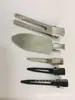 Pinza de Horquilla Única Endurecida Personalizada de 4.5 cm, Pinza Hueca de Acero Inoxidable, Pinza de Horquilla Doble de 6.5 cm, Pinza para el Cabello de Metal, Pinza de Pato