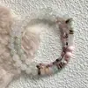 Pulsera de Cristal Flor de Campo y Flor de Primavera Color Dopamina Dulce Exquisita de Verano Regalo para Mejor Amiga