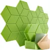 Comercio Exterior Hexagonal Autoadhesivo Fibra de Poliéster Pegatinas de Pared Oficina Estudio de Grabación Aislamiento Acústico y Reducción de Ruido Paneles de Fieltro Suministro Transfronterizo