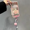 Cordón con Colgante de Cerdo Rosa West Highland para Apple 17 Pro Max, adecuado para iPhone 16, funda transparente cielo estrellado dopamina
