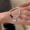 Bolsa Fufu Gordinha Sólida Tuo Tuo Prata Simples Vintage Pulseira de Prata Esterlina Método Antigo Pulseira Enrolada Presentes