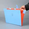 Carpeta A4 Acordeón Colorida Multicapa de Plástico PP Bolsa para Archivos Libro de Información Almacenamiento de Oficina Carpeta para Exámenes de Estudiantes