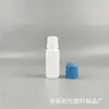 Garrafa Plástica, Garrafa Plástica de Polidor de Sapatos, Garrafa Plástica de Limpador de Sapatos Branco, Garrafa com Cabeça de Esponja para Limpeza
