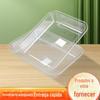 Caixa de gelo PET transparente caixa de cristal de gelo incubadora tenda de gelo saco de gelo molde freezer caixa de armazenamento