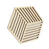 Mantel Aislante de Calor Posavasos de Madera Creativo Hueco Rodajas de Madera de Olmo 24 Artesanías Transfronterizas de Amazon Plato de Cena