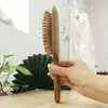 Sândalo Natural Massagem Caseira Madeira Maciça Sem Pintura Pente Grande com Airbag Massagem no Couro Cabeludo Pente Modelador Pente Grande com Almofada de Ar