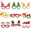 Nuevas gafas decorativas navideñas para adultos y niños, regalo de Navidad, suministros para fiestas, marcos de gafas creativos, venta al por mayor