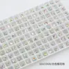 Rinestones Geométricos en Forma de Corazón para Uñas Dongzhou 6*5.3mm Accesorios para Pendientes DIY Corazón de Melocotón Brillante Decoraciones de Uñas Portátiles