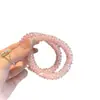 Diadema de Cristal Coreana Diadema Rosa Pulsera Cuerda para el Cabello de Bola de Doble Propósito Estilo Celebridad de Internet Hyun-Ah Tocado Venta al por Mayor Diamantes Brillantes