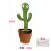 Cactus Bailarín Que Canta y Habla, Peluche, Interactivo, Recargable, Iluminado, Dinámico, Controlado por Voz, Educativo, Lindo