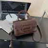 Bolso de Mano para Viaje de Primavera Transfronterizo, Estilo Coreano Simple, Bolso Cuadrado Pequeño con Textura Única y Diseño de Nicho, Bolso de Hombro Cruzado