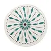 Posavasos de Hilo de Algodón Estampado Estilo Europeo Personalizado Aislante Térmico Posavasos Ins Alfombrilla de Mesa Restaurante Antideslizante Decoración Fresca Mantel Individual