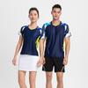 2023 nueva ropa de bádminton transpirable de secado rápido, camiseta de manga corta para hombres y mujeres, traje de verano, tenis de mesa deportivo de alta competición