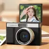Câmera Digital Flip-Screen Retro HD Tela Grande de 2,4 Polegadas Câmera de Entrada para Estudantes para Foto e Vídeo Atacado