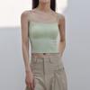 Camisola pequena de fio de pérola para mulheres, sutiã sem aro com bojo interno, roupa íntima respirável, fina, para cuidados com a pele, antibacteriana, beleza nas costas