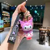 Llavero de Muñeca de Dibujos Animados Sanrio Kulomi, Colgante de Máquina de Bolas, Llavero Lindo para Bolsos, Pequeño Regalo al por Mayor