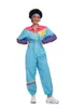 Novos Trajes de Halloween da Zhumilian Amazon, Roupas de Performance Hippie Disco, Macacões de Esqui para Exterior