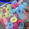 Anel de polegar colorido para crianças, corda de cabeça com cabeça de pio pequeno não machuca o cabelo da menina, anel de toalha, corda de cabeça durável