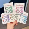 Novos Presilhas de Cabelo de Verão, Presilhas de Cabelo Doces com Óculos de Gato, Presilhas Laterais Fofas, Presilhas Bico de Pato, Presilhas de Cabelo para Meninas e Estudantes