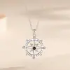 Colar Original de Casal Tichia Prata de Lei S925 Design Criativo de Nicho Corrente para Clavícula de Âncora para Homens e Mulheres