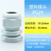 Saichuang Caja de Conexiones Alemana Métrica Cable Junta Impermeable Junta Integrada Plástico Cabeza Fija Plástico Junta Giratoria