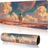 Alfombrilla de Ratón de Astronauta Linda de Venta Caliente de Fábrica, Alfombrilla de Escritorio Extra Grande, Alfombrilla de Escritorio de Oficina Grande de Gama Alta, Alfombrilla Antideslizante para Teclado