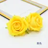 Flor de Rosa Perla Terciopelo Flor Artificial de Alta Gama Rosa Día de San Valentín Decoración de Salón de Bodas Soporte para Evento de Inauguración
