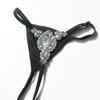 Moda Europeia e Americana Praia Sexy Corrente de Garras Corrente de Cintura com Strass Boate Festa Calcinha Fio Dental Corrente Corporal Feminina