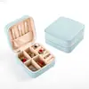Caja de Almacenamiento de Joyería con Colgante Personalizada al por Mayor Lote Pequeño Pulsera de Perlas Collar Portátil Caja de Joyería Ins