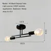 Luminária de Teto de Metal com 2 Lâmpadas Para Cozinha e Corredor