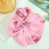 Urso Bowel Anel de Cabelo Coração das Meninas Verão Novo Chiffon Tecido Anel Intestino Estilo Coreano Internet Celebridade Tendão de Borracha Corda Cabeça Simples