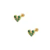 Pendientes de Acero Inoxidable con Cruz y Circonita Pendientes Pequeños para Cartílago del Oído Sentido de Diseño de Pendientes Nicho Invierno Lujo Ligero Pendientes con Sensación de Alta Gama