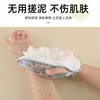 Toalla de baño para frotar dos en uno frotando barro doble cara arena fina flor de baño damas para barro no duele espuma frotando baño toalla de espalda venta al por mayor
