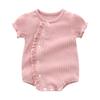 Roupas Infantis Transfronteiriças, Macacões de Manga Curta Estilo Coreano, Macacões de Peça Única, Macacões de Bebê, Novos Estilos de Verão
