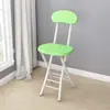 Cadeira dobrável, cadeira de jantar para casa, cadeira simples, cadeira de lazer com encosto, banqueta de dormitório, cadeira de varanda, banqueta redonda portátil para adultos