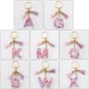 Pingente de presente comemorativo encantador Nova estrela Amor Lantejoulas Carta Borla Chaveiro Moda Bolsa Pingente