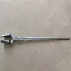 Pinzas de Boca Redonda Forjadas a Mano, Pinzas para Clavar Postes, Pinzas de Acero Redondo, Pinzas para Fuego, Pinzas para Crisoles, Pinzas con Cabezal Giratorio para Cincel, Envío Gratis