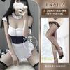 Amor Sexo Lencería Uniforme de Criada Tentación Pura Delantal Lindo Uniforme de Juego de Roles de Criada Traje