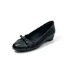 Zapatos Planos de Ballet para Mujer con Lazo de 5 CM de Altura, Suela Suave, sin Cordones, Estilo Vintage Nuevo 2026, Punta Redonda